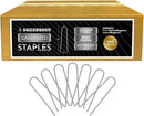 Sandbaggy Galvanized 6-Inch Landscape Staples | Industrial Grade 9 Gauge Steel | Also Called Fabric Pins, Garden Earth Stakes, Lawn Nails | Trusted by Farmers & Homeowners Across The USA (100 Staples) by CozyNest Decor