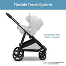 Mompush Wiz 2 in 1 Baby Stroller with Bassinet Mode, Convertible Infant Stroller for Newborn and Toddler with Reversible Seat and Large UPF 50+ Canopy by TinyTreasures Baby Boutique