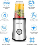 Personal Blender with Button,350W Professional Kitchen Blender for Smoothies and Shakes,Portable Smoothie Maker Mixer,Easy Cleaning&Operation,Suitable for Carrying or Storage by TinyTreasures Baby Boutique