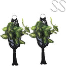Artilady 2 Pack Black Macrame Plant Hanger Indoor - Large Hanging Planters for Wall Plants Holder Short Hademade Boho Farmhouse Rustic Home Decor by GreenHaven Gardens