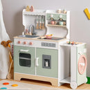 ROBOTIME Wooden Play Kitchen for Kids, Pretend Kitchen Set with Ice Maker, BBQ, Lights & Sounds, Toy Kitchen for Toddlers Ages 3+, Kitchen for Boys and Girls by TinyTreasures Baby Boutique