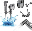 MLD Handheld Toilet Bidet Sprayer, Toilet Faucet Handheld Bidet Sprayers, Hand Shower Toilet Hose Sprayer Attachment for Water Spray and Cloth Diaper Wash (Grey) by CozyNest Decor