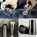 22-Piece Cocktail Shaker Set, 25/20oz Bartender Kit, Bartending Stainless Steel Bar Tools Sets for Drink Mixing, Boston Cocktail Shakers with Stand Recipes Booklet (Black-25-20oz) by CozyNest Decor