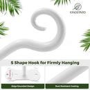 Kingsyard 2 Pack Wall Plant Hanger - Heavy Duty Metal Hanging Bracket Hooks for Hanging Plant Bird Feeders Lanterns Wind Chimes Indoor/Outdoor. White by GreenHaven Gardens