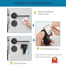 Child Proof Door Lever Lock - 2 Pack - Door Locks for Kids Safety - Door Knob Child Proof - Baby Proofing 3M Adhesive - Door Handle Child Proof - Baby Safety Locks for Toddlers - Black by TinyTreasures Baby Boutique