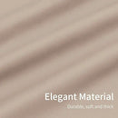 Easy-Going Blackout Curtains for Bedroom, Solid Thermal Insulated Grommet and Noise Reduction Window Drapes, Room Darkening Curtains for Living Room, 2 Panels(46x63 in, Beige) by CozyNest Decor