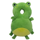 Baby Head Protection Backpack - Soft & Comfortable, Cute Cartoon Design (Q77-Frogs) by TinyTreasures Baby Boutique