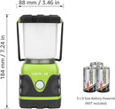 LE 1000LM Battery Powered LED Camping Lantern, Waterproof Tent Light with 4 Light Modes, Camping Essentials, Portable Lantern Flashlight for Camping, Emergency Light, Power Outages, Not Rechargeable by CozyNest Decor