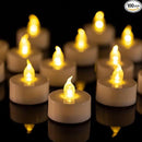 LED Tea Lights Candles- 100Pack Flameless Candles Realistic and Bright Flickering Long Lasting 200Hours for Holiday Celebration,Party, Home Decoration WarmYellow,Battery Operated by GreenHaven Gardens