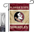 Florida State Seminoles Garden Banner Flag with Flag Pole Stand Set by GreenHaven Gardens