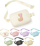 YOOLIFE Birthday Gifts for 3 4 5 6 7 8 9 10 11 12 13 Year Old Girls, Trendy Stuff Gifts for Teen Girls Kids, Initial Crossbody Bag Belt Bag for Women, Beige J by TinyTreasures Baby Boutique
