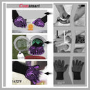 Comsmart BBQ Gloves, 1472 Degree F Heat Resistant Grilling Gloves Silicone Non-Slip Oven Gloves Long Kitchen Gloves for Barbecue, Cooking, Baking, Cutting by GreenHaven Gardens