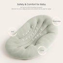 Baby Lounger for Newborn: Portable & Lightweight Pillow for Tummy Time Playtime & Diaper Changes - Skin-Friendly & Breathable for 0-12 Month Supervised Use by TinyTreasures Baby Boutique