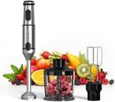 Immersion Blender Handheld GAVASTO Hand Blender,20 Speeds and Turbo Mode Hand Mixer, 3-in-1 Heavy Duty Copper Motor Stainless Steel by TinyTreasures Baby Boutique
