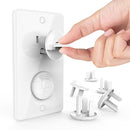 Outlet Covers Baby Proofing with Hidden Handle (32 Pack) Child Proof Outlet Plug Covers 3-Prong Baby Proofing Electrical Outlet Cover Safety Power Outlet Protector Child Socket Cap by TinyTreasures Baby Boutique