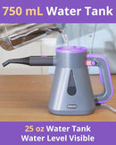 Steam Cleaner Handheld: 1200W Fast 10-Sec Heat-Up-750mL (25oz) Tank-No Cooling-Refill Anytime-Lockable Steam Trigger-14-Piece Kit Hand Held Steamer for Home Car Grout Tile Cleaning Grey by TinyTreasures Baby Boutique
