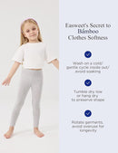 Toddler Girls Leggings 2-Pack Bamboo Viscose Little Girls Casual Stretch Pants by TinyTreasures Baby Boutique