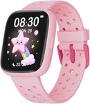 Kids Watch for Girls 5-12, Kids Smart Watch Fitness Tracker Pedometer, No Phone Needed, Puzzle Games with Parental Control, IP68 Waterproof, Heart Rate, Sleep Monitor, Step Counter, 80 Sports by TinyTreasures Baby Boutique