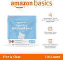 Amazon Basics Laundry Detergent Pacs, Hypoallergenic, Free & Clear, 120 Count (New Packaging) by CozyNest Decor