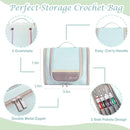 Yarniss Crochet Kits with Case, Beginner Crochet Set Includes 1050 Yards Crochet Yarn & 12 Size Ergonomic Crochet Hooks by TinyTreasures Baby Boutique