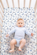 4 Pack Soft Baby Boy Crib Sheets for Standard Crib Mattress Dinosaur Star Cloud Soft Polyester Neutral Unisex Fitted Crib Sheets Set for Baby Boys by TinyTreasures Baby Boutique