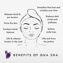 Mount Lai Amethyst Gua Sha Facial Tool – The Stone of Inner Clarity – 100% Genuine Amethyst Stone Face Sculpting Tool for Lymphatic Drainage, Puffiness Reduction & Confident Radiance by CozyNest Decor