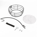 Livabber Countertop Fruit Basket Bowl with Banana Hanger, Modern Standing Fruit Vegetable Bowl Storage, with Banana Tree Holder for Kitchen Dinning Table (Round Marble, Black) by CozyNest Decor