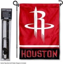 WinCraft Houston Rockets Garden Flag with Stand Holder by GreenHaven Gardens