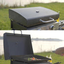 5011 Hard Cover Hood with Temperature Gauge for Blackstone 22 inch Table Top Griddle, Griddle Lid and Heavy Duty Grill Cover & Bag for Blackstone 22" Table Top Griddles, Black by GreenHaven Gardens