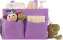 Surblue Caddy Hanging Organizer Bedside Storage Bag for Bunk and Hospital Beds, Purple, Small by CozyNest Decor