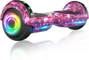SISIGAD Scooters for Kids Ages 6-12, with Built-in Bluetooth Speaker and 6.5" Colorful Lights Wheels, Safety Certified Self Balancing Scooter Gift for Kids by TinyTreasures Baby Boutique