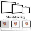 Light Box Drawing Pad A4, Tracing Board with Type-C Charge Cable and Brightness Adjustable for Artists, AnimationDrawing, Sketching, Animation, X-ray Viewing (A4-PS) by TinyTreasures Baby Boutique