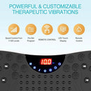 AXV Vibration Plate Exercise Machine Whole Body Workout Portable Mini Vibrate Fitness Platform Lymphatic Drainage Machine for Weight Loss Shaping Toning Wellness Home Gyms Workout (Mini) by CozyNest Decor