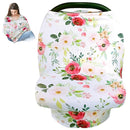 Rquite All-in-1 Car Seat Cover Baby, Carseat Covers for Girl Boy, Stretchy Soft Infant Car Seat Cover, Multi-use Baby Carrier Cover, Car Seat Canopy, Stroller Sun Shade, Nursing Breastfeeding Cover by TinyTreasures Baby Boutique