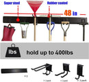 Ultrawall Garden Tool Organizer, 48 Inch Garage Tool Organizer Wall Mount, Heavy Duty Steel Wall Holders for Tools, 400lb Weight Capacity