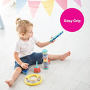 Edushape First Birthday Gift Set - Baby Musical Instruments & Toddler Music Set - Music Toys Baby Gift – Includes Hand Drum, Rain Stick, Shakers, Bell - Interactive Toddler Music Toys for Toddlers 1-3 by TinyTreasures Baby Boutique