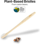 Sea Turtle Plant-Based Bristles, Compact Bamboo Toothbrushes, Soft Natural Toothbrush for Adults (4 Pack) by TinyTreasures Baby Boutique