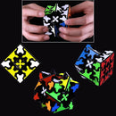 Gear Cube 3x3 with Three-Dimensional Gear Structure Magic Cube 3x3x3 Puzzles Toys (60mm) Brain Teaser Puzzle Game Toy for Children and Adults (Style B) by TinyTreasures Baby Boutique