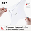 Vittanly 12x12 Picture Frames Set of 9, Shatter Resistant Plexiglass, Display 8x8 Pictures with Mat or 12x12 without Mat, Photo Frames for Wall Mount, Engineered Wood, OAK by CozyNest Decor