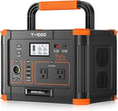 GRECELL 999Wh Solar Generator 1000W, Portable Power Station with 60W USB-C PD Output, 110V Pure Sine Wave AC Outlet Backup Lithium Battery for Outdoors Camping Travel Hunting Home (Peak 2000W) by TinyTreasures Baby Boutique