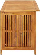 vidaXL Outdoor Storage Box - Wooden Deck Cabinet for Patio/Garden with Water-Resistant Lining, Farmhouse Style by CozyNest Decor