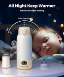Portable Bottle Warmer for Travel, 17 Ounces Milk Warmer for Baby Breastmilk with Fast Heating & Precise Temp Control, Bottle Warmer for Car, Outdoors by TinyTreasures Baby Boutique