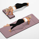 Foldable Yoga Mat Extra Thick 0.32 Inches Eco-Friendly POE Material, Non-Slip Design Fitness Mats, Multi-Purpose Workout Mats For Studio or Home Use (70 x 24 x 0.32 inches） by TinyTreasures Baby Boutique