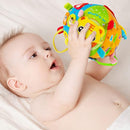 8-in-1 Sensory Balls for Infant Toddlers,Rainbow Fabric Baby Toy for Sensory Development,Montessori Toys for Babies 6-12 Months,8 Different Sensory Tactile Textures with Crinkle Rattle Squeakers by TinyTreasures Baby Boutique