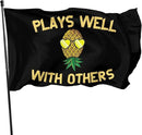 Upside Down Pineapple Flag 3x5 Ft Indoor/Outdoor Yard Garden Lawn Holiday Decoration Banner Sign by GreenHaven Gardens