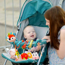 Baby Car Seat Toys, Infants Activity Spiral Plush Toys for Babies 0-6 Months Hanging Stroller Toy Gift for Infant Boys and Girls 0 3 6 12 Months Newborn Sensory Toy with Rattles Squeaker Music - Fox by TinyTreasures Baby Boutique