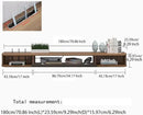 Pmnianhua Floating TV Shelf, 70'' Wall Mounted TV Stand Floating TV Console Media Entertainment Under TV Shelf for Bedroom Livingroom (Walnut) by CozyNest Decor
