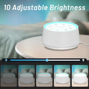 EasyHome Sleep Sound Machine White Noise Machines with 30 Soothing Sounds 12 Adjustable Night Light 10 Adjustment Brightness 32 Levels of Volume 5 Timers and Memory Function Kid Adult Travel by TinyTreasures Baby Boutique