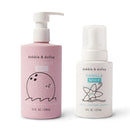 Dabble & Dollop Coconut + Vanilla Body Wash & Shampoo – 3-in-1 Natural Bubble Bath for Kids, Made in USA, No Parabens or Sulfates, Vegan, Gluten-Free, Tear-Free (2-Pack) by TinyTreasures Baby Boutique