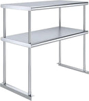 AmGood Double OverShelf Stainless Steel NSF - Many (36" Long x 18" Deep) by CozyNest Decor